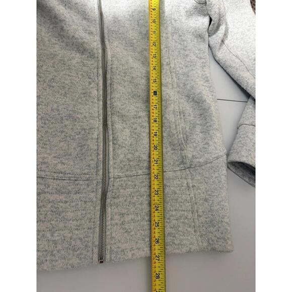 Thread & Supply Blue Zip Up Jacket Womens Small Full Zip Cozy Fleece Lined - Picture 9 of 9